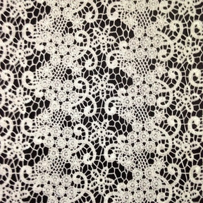 Off White Berry Guipure French Venice Lace SV571163 3