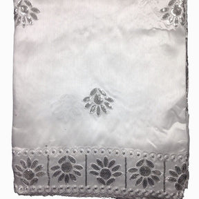 Baronial African George Taffeta Silver Fabric SV570120 2