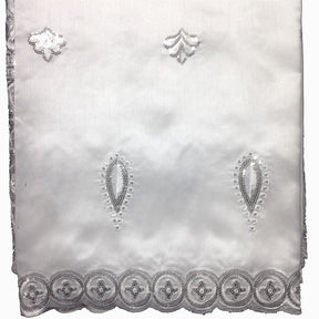 Majestic African George Taffeta Silver Fabric SV570125 2