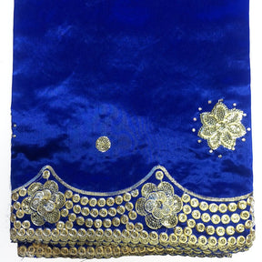 Noble African George Taffeta Studded Royal Blue SV570132 2