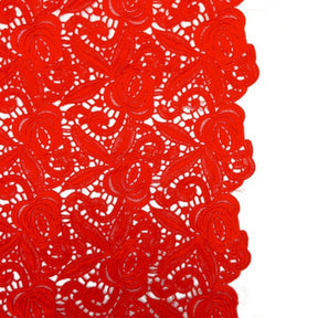 Red Rose Gupiure French Venice Lace SV571180 1