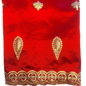 Majestic African George Taffeta Red Fabric SV570126 2