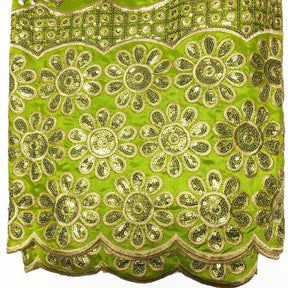Majestic African George Taffeta Limegreen Fabric SV570128 3