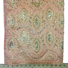Imperial African George Taffeta Peach Fabric SV570149 3