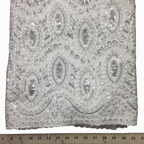 Imperial African George Taffeta Silver Fabric SV570153 3