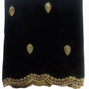 Regal African George Taffeta Black Fabric SV570135 2