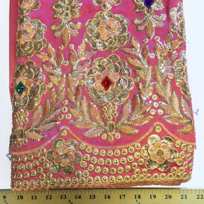 Noble African George Taffeta Studded Pink SV570133 3