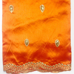 Regal African George Taffeta Orange Fabric SV570137 2