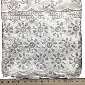 Majestic African George Taffeta Silver Fabric SV570125 3