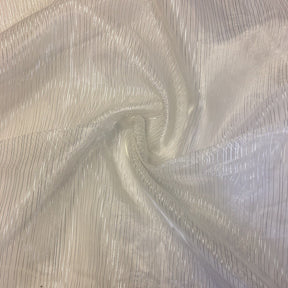 Striped Organza Fabric SV573973 Off White 3