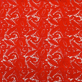Red Rose Gupiure French Venice Lace SV571180 2