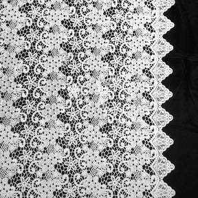 White Berry Guipure French Venice Lace Fabric SV571162 5