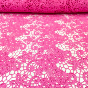 Pink Berry Gupiure French Venice Lace SV571176 4