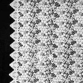 White Berry Guipure French Venice Lace Fabric SV571162 6