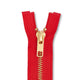 Ykk 5 Brass Separating Zipper SV578754 Atom Red 1
