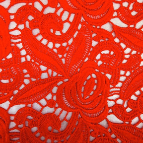 Red Rose Gupiure French Venice Lace SV571180 6