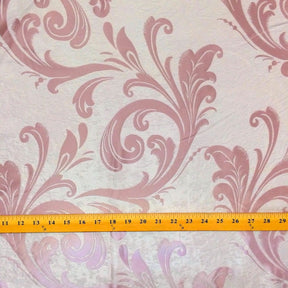 Pink Velvet Jacquard Fabric 9019 SV570427 2