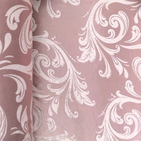 Pink Velvet Jacquard Fabric 9019 SV570427 3