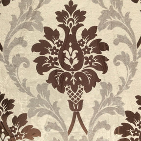 Brown Velvet Jacquard Fabric 9022 SV570423 2