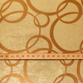 Gold Velvet Jacquard Fabric 9053 SV570411 2