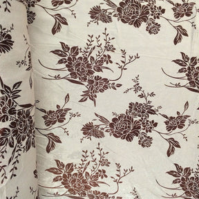 Brown Velvet Jacquard Fabric 9102 SV570434 1