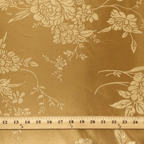 Gold Velvet Jacquard Fabric 9103 SV570435 4