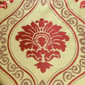 Burgundy Velvet Jacquard Fabric 9145 SV570445 2