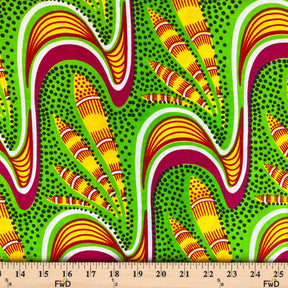 Feather African Print Fabric 90106 2 SV573464 3