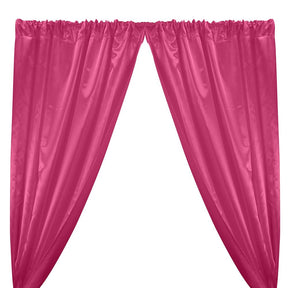 Bridal Satin Rod Pocket Curtains American Beauty 1