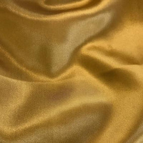 Charmeuse Satin Rod Pocket Curtains Antique Gold 3