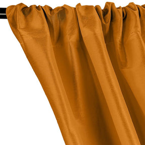 Polyester Dupioni Rod Pocket Curtains Antique Gold 26 Antique Gold 2