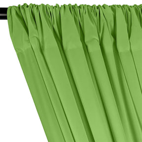 Cotton Polyester Broadcloth Rod Pocket Curtains Curtains Apple Green 2