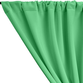 Neoprene Scuba Rod Pocket Curtains Aqua Green 1