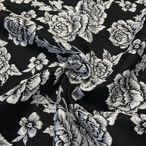 Silver 3D Metallic Jacquard SV574465 Black 4