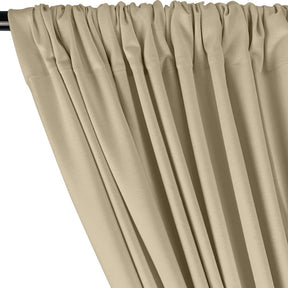 Ponte De Roma Rod Pocket Curtains Beige 2