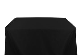 Rip Stop Pu Coated 6 Feet Banquet Table Covers Black 1