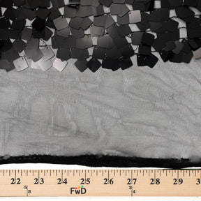 Square Dangling Sequins Fabric SV576598 Black 4
