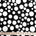 Polka Dot Neoprene Scuba Fabric SV570036 Black And White 1