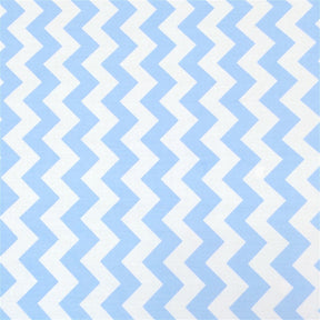 Blue Classic Chevron Printed Cotton Fabric SV570451 2