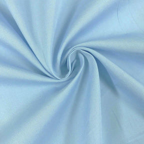 100 Cotton Broadcloth Rod Pocket Curtains Blue 2