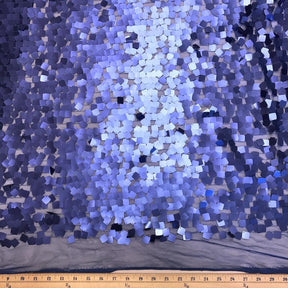 Square Dangling Sequins Fabric SV574038 Blue 2
