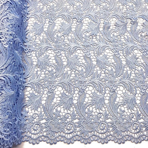 Daphne Guipure French Venice Lace Fabric SV574135 Blue 1