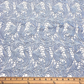 Daphne Guipure French Venice Lace Fabric SV574135 Blue 3