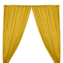 Extra Wide Nylon Taffeta Rod Pocket Curtains Bright Yellow 1
