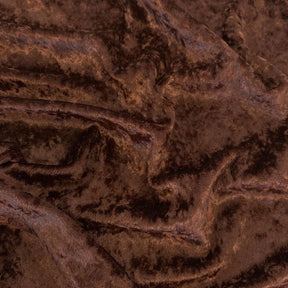 Brown Crushed Panne Velour Velvet Fabric SV576789 2
