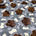 Brown Floral Embroidery On Grey Organza Lace Fabric SV576340 Grey / Brown 1