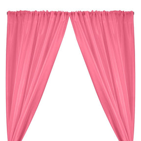 Polyester Dupioni Rod Pocket Curtains Candy Pink 122 Candy Pink 1