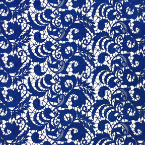 Royal Blue Cardinal Guipure French Venice Lace Fabric SV570151 2