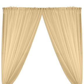 Sheer Voile Gasa Rod Pocket Curtains Champagne 1