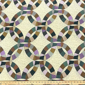 Circle Green Print Sheeting Fabric SV573721 1